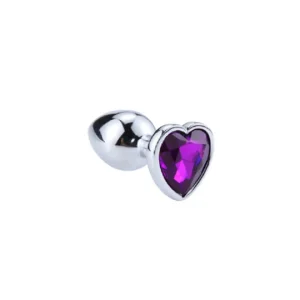 Plug Anal Metálico Corazón Pequeño